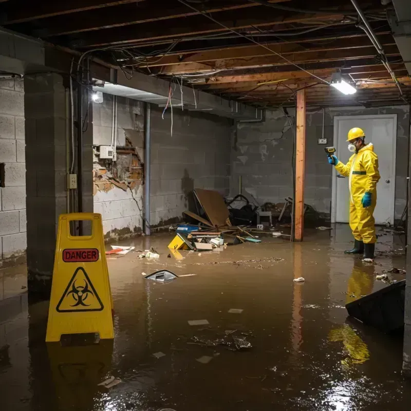 Flooded Basement Electrical Hazard in Kersey, CO Property